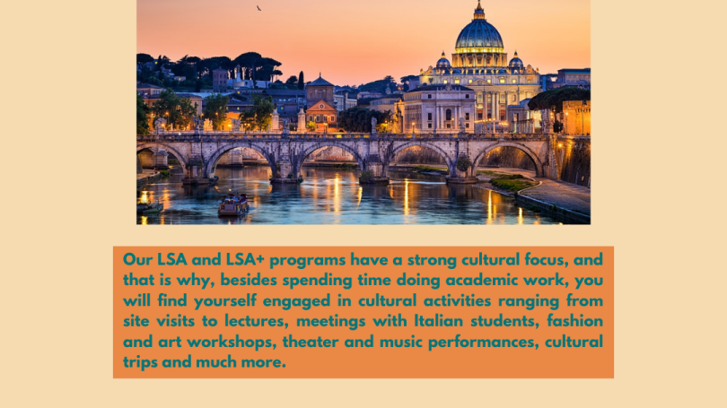 LSA/LSA+ Rome programs