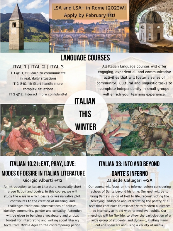 Italian course w22
